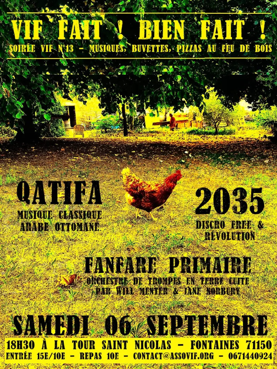 Affiche soirée Vif#13